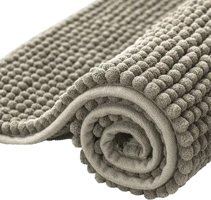 Tapete Banheiro Chenille Absorvente Antiderrapante