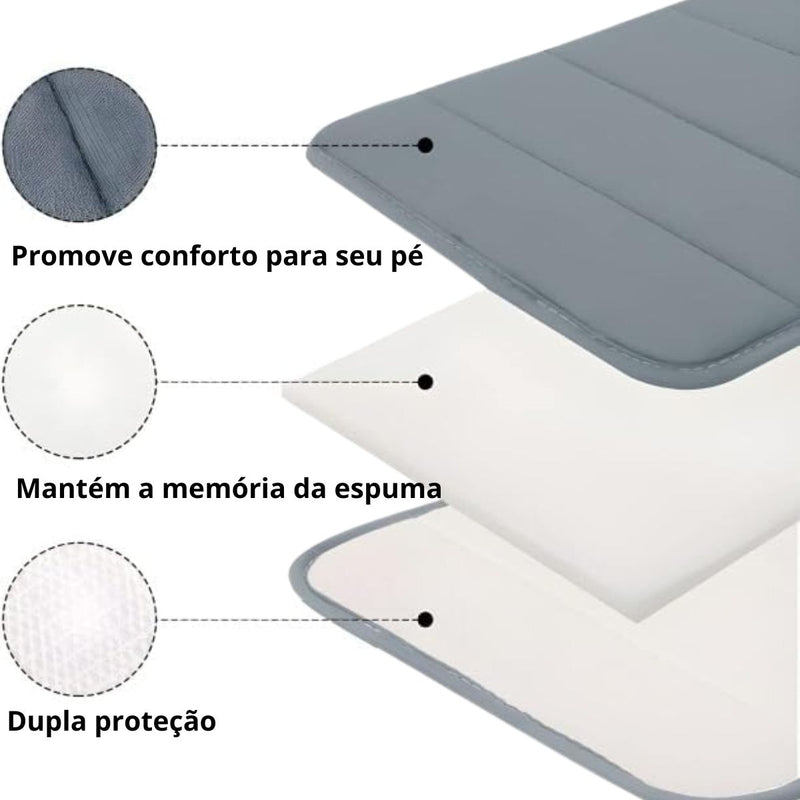 Tapete Para Banheiro Super Soft 60x40