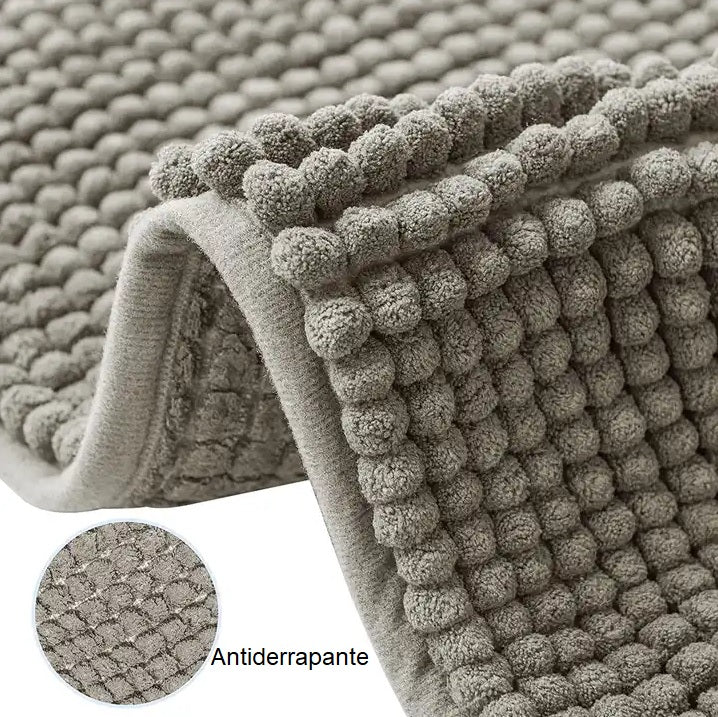 Tapete Banheiro Chenille Absorvente Antiderrapante